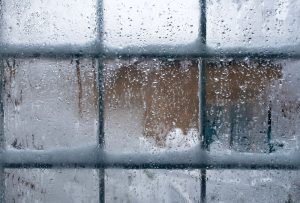 Winter glaas window
