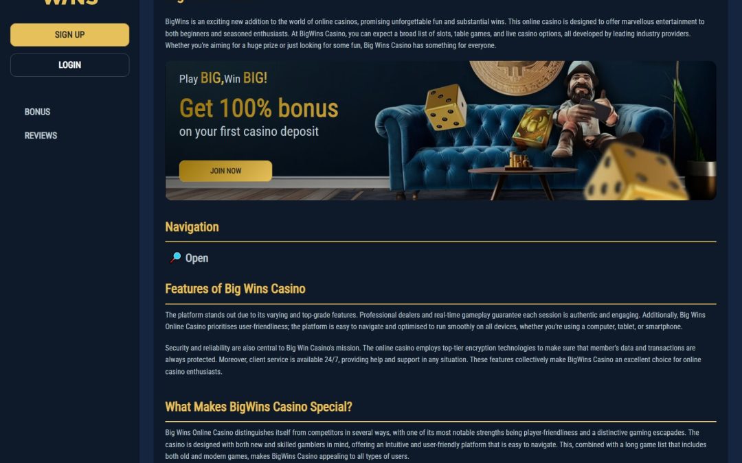 BigWin Germany Casino Testimonial